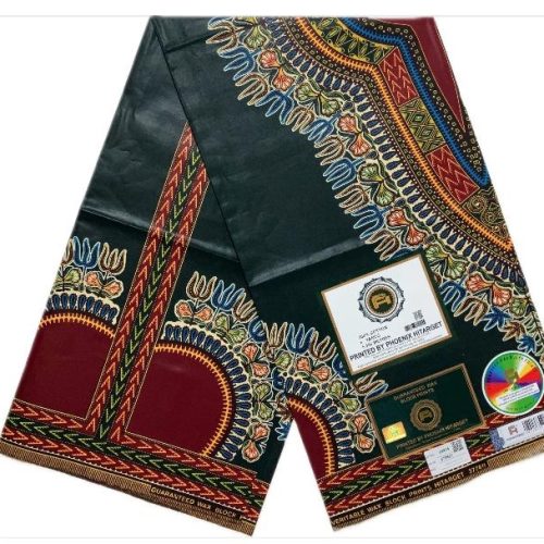 HITARGET Pagne Africain - Tissu 100% Coton - Vert