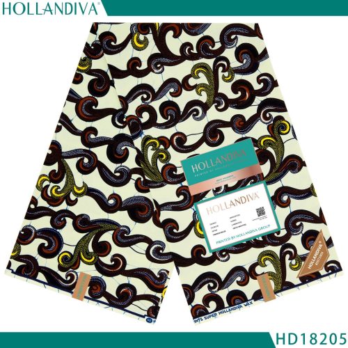 Hollandiva Pagne Africain - Tissu 100% Coton Belge Rouge