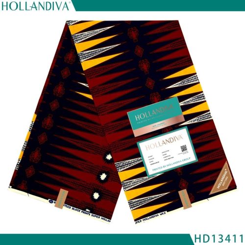 Hollandiva Pagne Africain - Tissu 100% Coton