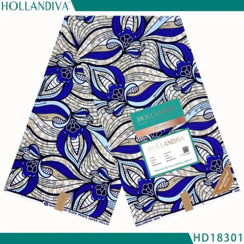 Hollandiva Pagne Africain - Tissu 100% Coton