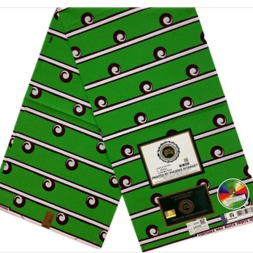HITARGET Pagne Africain - Tissu 100% Coton Vert